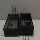 2 Pack Humane Rat Traps 12.5"x5.5"x4.5", Reusable Mouse Traps for Indoor/Outdoor Use, No-Kill Live Capture for Chipmunks, Squirrels, Rats, Mice