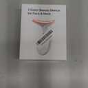 7 Color Face and Neck Massager Light Therapy, Red Light Based Facial Massager for Skin Care, Firming, Smoothing (White)