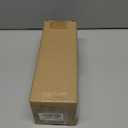 2.5 inch Inlet Curved Exhaust Tip, 3" Outlet 9" Overall Length Stainless Steel Turn Down Exhaust Tail Pipe, Bolt-On, Sleek Angle Cut, Polished Tailpipe, Black