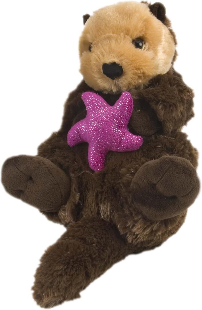 Wild Republic Sea Otter Stuffed Animal, Plush Toy, Gifts for Kids, Cuddlekins 12", Multicolor