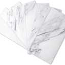 Art3d 102-Piece Peel and Stick Tile Backsplash for Kitchen Bathroom, 3in. 6in. Stick on Subway Tile White Granite, 3" X 6“