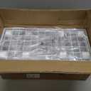 2 Packs 17IN Depth Under Sink Organizer, 2-Tier Pull Out Cabinet Organizer With Smooth Circular Rail, Large Capacity Metal Mesh Sliding Drawers For Bathroom& Kitchen Storage,Height Adjustable White