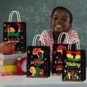 HABDJILTY 20Pcs Black History Month Gift Bags,Black Gift Bags Decorations for Black History Month Party Supplies Gifts