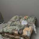 Area Rugs 8'x10' Washable Non-Slip, Floral Vintage Distress Print Pattern Medallion Carpet for Living Room Bedroom Dining Room, Brick Red Rust Neutral Brown Burnt Orange Green