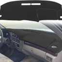 Dash Cover Mat Custom Fit for Chevy Chevrolet Monte Carlo/Lumina Car Dashboard Pad Cap Carpet Protector K333 (Black)