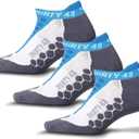 Thirty48 Running Socks for Men and Women Features Coolmax Fabric That Keeps Feet Cool & Dry - 1 Pair or 3 Pairs (Small)