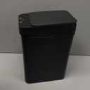 Bathroom Small Trash Can with Lid, 2.6 Gallon Touchless Automatic Garbage Can Slim Waterproof Motion Sensor Smart Trash Bin for Bedroom, Office, Living Room Black