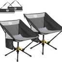 ADSMART Portable Camping Chair Lightweight Folding Chair for Camping - Outdoor Chair Supports 300 Lbs - Camp Chair Outdoor Adventures