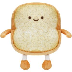 Toast Bread Plush Pillow Toy Bread Doll Funny Cute Food Plushies Stuffed Animal Soft Birthday Party Xmas Gifts