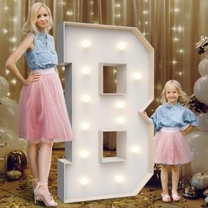 4FT Marquee Light Up Letters B,Party Decoration Large Marquee Light Up Letters with Weighted Water Bag,Pre-cut Foam Board Set Can Be Used for Birthdays,Weddings,Baby Anniversaries