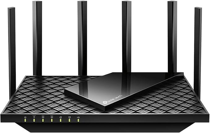 TPLink AXE5400 TriBand WiFi 6E Router (Archer AXE75), 2025 PCMag Editors' Choice, Gigabit Internet for Gaming & Streaming, New 6GHz Band, 160MHz, OneMesh, QuadCore CPU, VPN & WPA3 Security