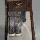 Wearlizer 3 Packs Adjustable Elastic Band Compatible with Fitbit Charge 6 Bands/Charge 5 Bands for Women Men, Stretchy Loop Strap Soft Nylon Sport Wristband Accessories for Charge 6/5 Fitness Tracker (Leopard/Black/Boho Colorful)