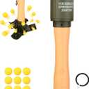 Toy-Hand Grenade for CS Battle Game,with 9 Foam Ammo Tactical CS-Grenade Fun Impact Long Toys Halloween Outdoor Team Sport for Age 14 Years Old and up and Adults