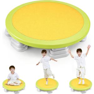 Mini Trampoline for Kids, Bounce Board with Non-Slip Base for Autistic Kids