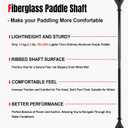 Kayak Paddles with Fiberglass Shaft and Reinforced PP Blade, Floating Adjustable Kayaking Oars, 3 Piece, 220-240 cm/86-94 Inches, 240-260 cm/94-102 Inches