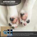 EXPAWLORER Anti Slip Dog Socks to Prevent Licking Paws, Dog Shoes for Hot Pavement, Dog Booties for Small Medium Large Senior Dogs, Traction Control Boots & Paw Protectors for Hardwood Floors, L