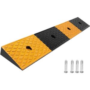 Nisorpa 2" Rise Rubber Curb Ramp Heavy Duty Vehicle Loading Ramps, Load Capacity 10 Ton, 39.3 X 5.9 X 2 in Driveway Threshold Ramp Sidewalk Ramps for Garage Truck Wheelchair Vehicles,1 Pack Nisorpa 2" Rise Rubber Curb Ramp Heavy Duty Vehicle Loading Ramps, Load Capacity 10 Ton, 39.3 X 5.9 X 2 in Driveway Threshold Ramp Sidewalk Ramps for Garage Truck Wheelchair Vehicles,1 Pack