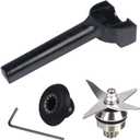 Blade Replacement Parts - Blender Wet Blade Assembly with Wrench and Drive Socket, Compatible with 64oz and 32oz Containers,Durable Construction