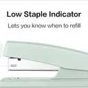 Deli Stapler, Desktop Staplers with 640 Staples, Office Stapler, 25 Sheet Capacity, Green