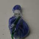 Cobweb Duster with Extension Pole, Washable Cleaning Duster Kit with 2 Duster Heads, Cobweb Duster, Corner Brush, Aluminum Telescoping Pole for Ceiling Fan (Blue)