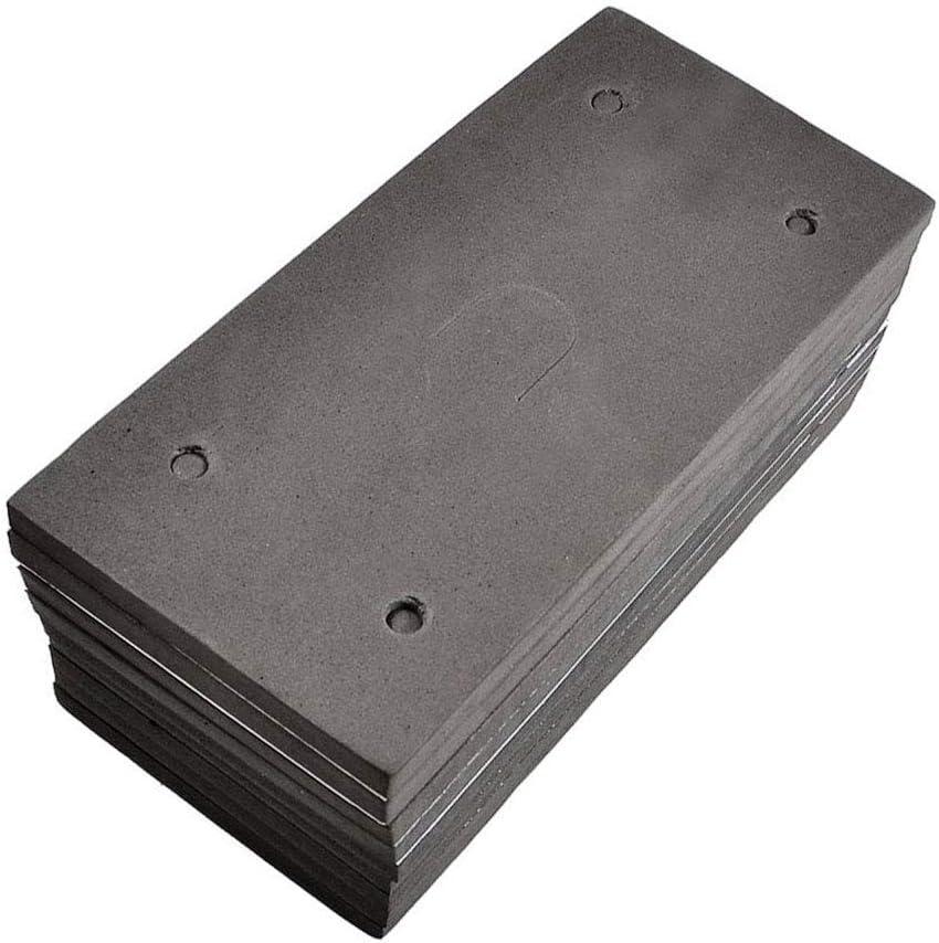 10 Pcs Rectangle Adhesive Foam Sander Back Mat Replacement Sander Pad Sponge Gasket for Makita (9035 7.48" x 3.54" x 0.3")