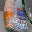 Hefty Party On Disposable Plastic Cups, Assorted, 16 Ounce, 100 Count
