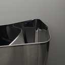EKO Phantom-T 50 Liter / 13.2 Gallon Vertical Motion Sensor Trash Can, Brushed Stainless Steel Finish