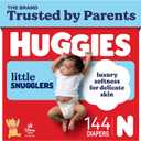 Huggies Little Snugglers Newborn Diapers, 144 Count