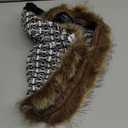 Dog Sweater Cloak, Pearl Cotton Boucl Yarn Puppy Sweater, Cold Weather Coat Knitwear for Small Dogs, Classic Turtleneck Thick Dog Clothes with Thick Fluff DS95M (Medium, Black)