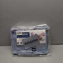 CozyLux Queen Comforter Set Dusty Blue - Bed in a Bag Queen Size 7 Pieces, Luxury Soft Bed Set for All Seasons, Bedding Set with Down Alternative Comforter, Sheets, Pillowcases & Shams, Grayish Blue