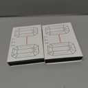 2 x Hand Warmers Rechargeable, Dnaleao 2 Pack 4000mAh Electric Portable Pocket Heater, Heat Therapy Great for Outdoors, Hunting, Golf, Camping, Warm Gifts (Black & Blue)