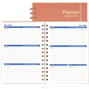 Day Planner 2025-2026, Hardcover Weekly & Monthly Planner from Jul 2025-Dec 2026, 18 Month Calendar 2025 with Tabs & Pocket, A5 Size, Black