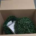 2 Pcs 15 inch Boxwood Topiary Ball Artificial Plant Topiary Ball Faux Boxwood Decorative Balls for Garden, Backyard, Balcony and Home Dcor
