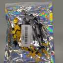 T13 3D Action Figure Set (Assembly Completed) 2 Pcs, 3D Printed Multi-Jointed, Titan 13 Action Figures, Multi-Articular Lucky Mobile Robot Nova,Desktop Decorations for Game Lovers Toys (Gold Sliver)