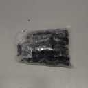 UXCELL 36pcs 24/410 Flips Top Caps for Squeeze & Refillable Bottles, Non-Spill Reusable Plastic Lids, Black