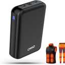 Pocket Size 10000mah Power Bank for Heated Jacket,5V 2A Heated Vest Battery Pack,LED Display Portable Charger for Heated Clothing, Coat, USB Heated Blanket, Stadium Seats, Chair.
