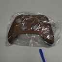 eXtremeRate Wood Grain Patterned Faceplate Cover, Soft Touch Front Housing Shell Case Replacement Kit for Xbox One Elite Series 2, Xbox Elite 2 Core Controller Model 1797 - Accent Rings Included