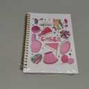 AQYIP Cheer Mom Spiral Notebook, Cheer Mom Gifts Journal for Women, Cheerleading Coach Gifts Journal, Preppy Girly Notebook for Note Taking, 5.5x8.3 Inch