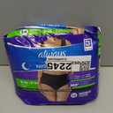 Always Discreet Adult Incontinence Overnight Underwear for Women, Small/Medium, Up to 100% Bladder Leak Protection, 14 Count