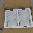 MALACASA Ramekins 4 oz Oven Safe, Porcelain Creme Brulee Ramekins Pudding Custard Cups Small Ceramic Souffle Dishes Ramakan Ramiken Ramicans Baking Bowls Set of 6, White, Series RAMEKIN-DISH