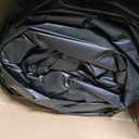 QH.HOME 18x33 Ft Oval Pool Cover for Steel Wall Pool,[Ultimate Windproof & Tear-Resistant Fabric],Snug Fit with Patented Ratchet & Weight Rings, Blocks Leaves &Waterproof