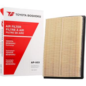 Toyota Boshoku (TB) Engine Air Filter, Engineered as Direct Replacement of 17801-38010 Fits 2013-2018 Toyota RAV4 2.5L GAS; 2012-2017 Camry 2.5L HYBRID; 2007-2017 Lexus LS460 4.6L GAS