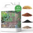 Mulch Glue for Landscaping, Rock Glue Pea Gravel 1.1 Gallon | Stones Binder, Long-Lasting Strong Safe Bond Lock Rubber Mulch for Cypress, Lawn, Patio, Garden
