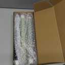 Baquler 6 Pcs Sage Green Flameless Taper Candle Twisted LED 9.65 Inch Taper Candles Battery Operated Twisted Candlesticks for Summer Wedding Birthday Home Party Holiday Dinner Fireplace Decor