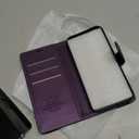 Wallet Case for iPhone 17 with Credit Card Holder,PU Leather Folio Flip Kickstand Protective Shockproof Cover for Apple 17 Phone Case (Purple, for iPhone 17-6.3'')