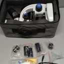 Microscope for Adults WF10x and WF25x eyepieces, 40X-2000X Magnification USB Camera, Microscope for Adults Suitable for Laboratory School Home Education