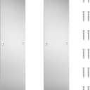 2 Pcs Push Door Plate 16x4 Stainless Steel Door Push Plate Door Kick Plate,Brushed Doorplate Door Proection Metal Plate with 12 Screws for Door Interior Exterior Scratch Resistant Accessories