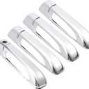 X AUTOHAUX 4pcs Chrome Plated ABS Exterior Side Door Handle Cover for Dodge for Ram 1500 2500 3500 2010-2018 for Jeep Grand Cherokee 2006-2018 - Silver Tone