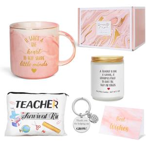 UAREHIBY Teacher Christmas Gifts for Women - Teachers Gift - Funny Teacher Appreciation Week Gifts - Valentine's Day - Retirement Gift (Pink)