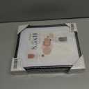 8.5x11 Picture Frame (Set of 3), 8.5x11 Photo Frames with 6x8 Removable Mat, High Definition Plexiglass, Vertical and Horizontal Display, Wall Hanging Photo Frame, Black